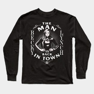 Becky Lynch The Man Is Back In Town Long Sleeve T-Shirt